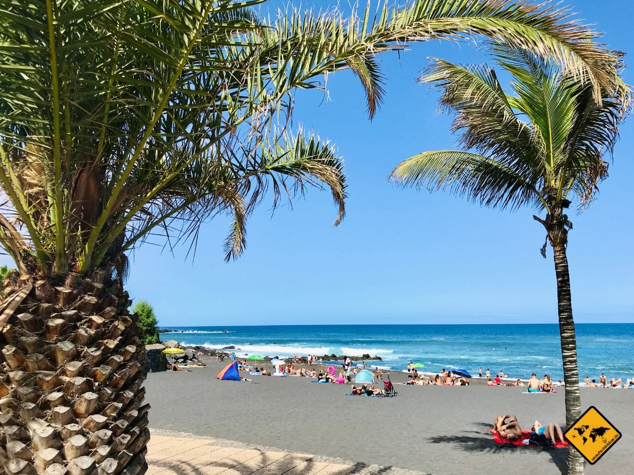 Strand Puerto de la Cruz Playa Jardín