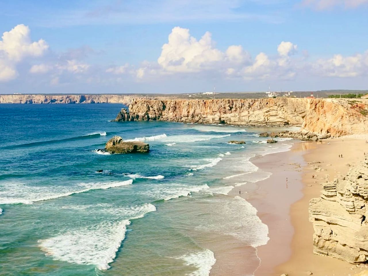 Surfen lernen Portugal Sagres Surfspot Tonel