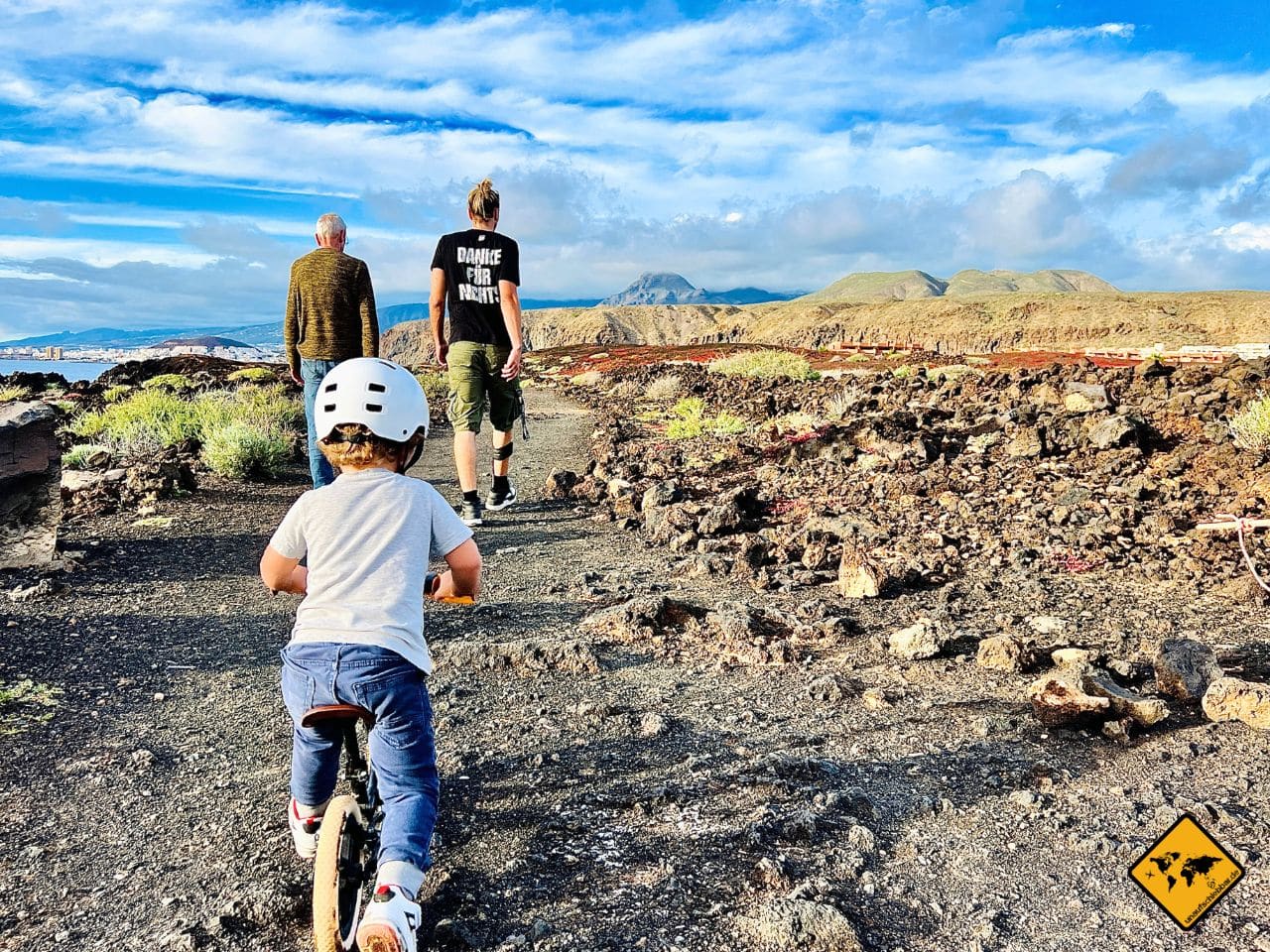 Teneriffa Süd wandern Malpaís de La Rasca