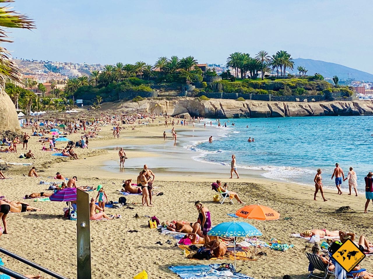 Teneriffa im Juli Wetter Strand Playa del Duque