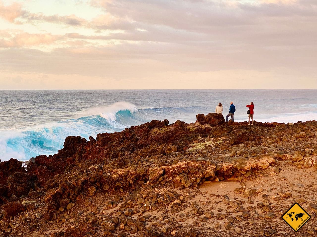Teneriffa im November Wellen Buenavista del Norte