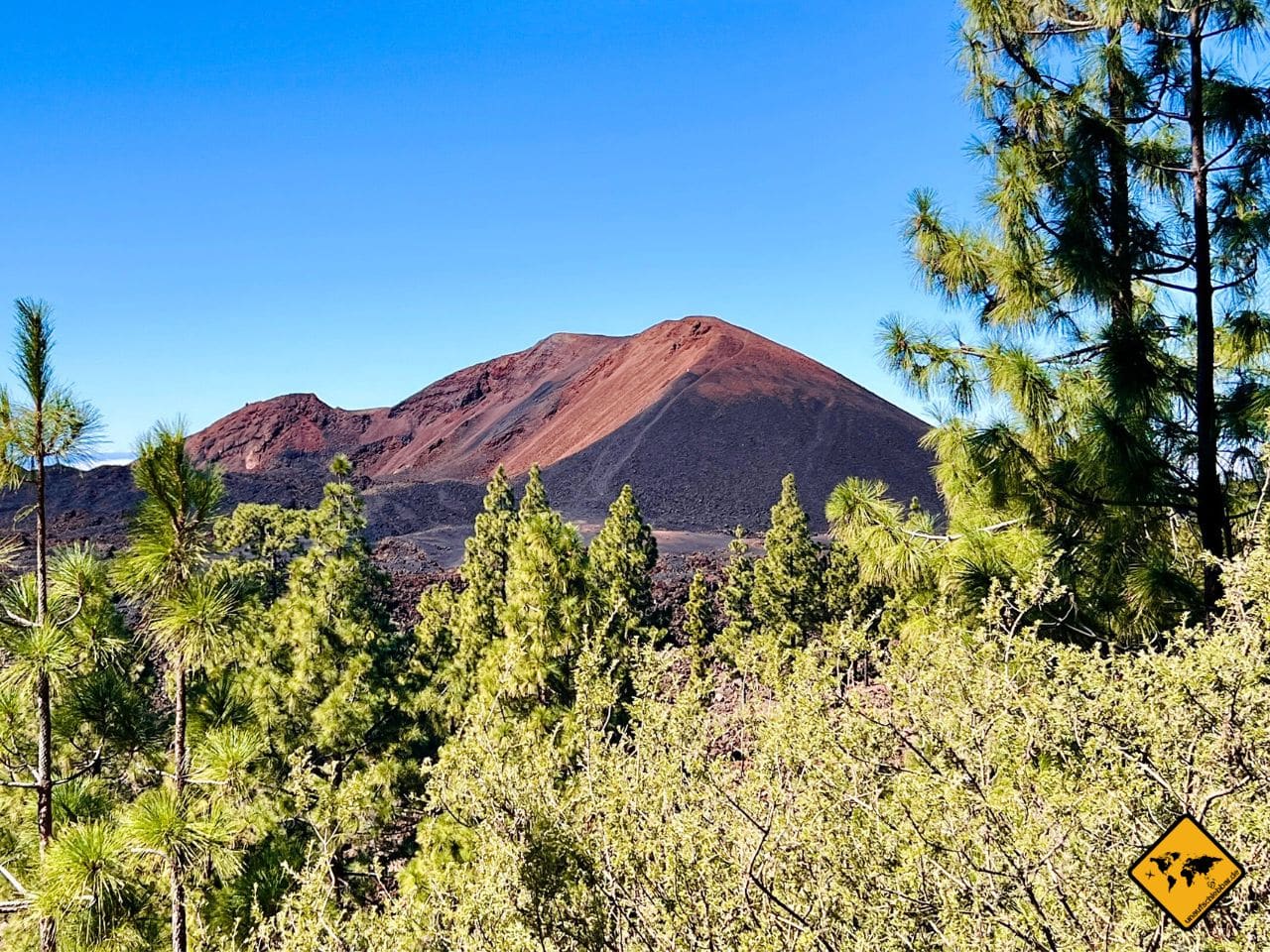 Teneriffa im Winter Chinyero Vulkan