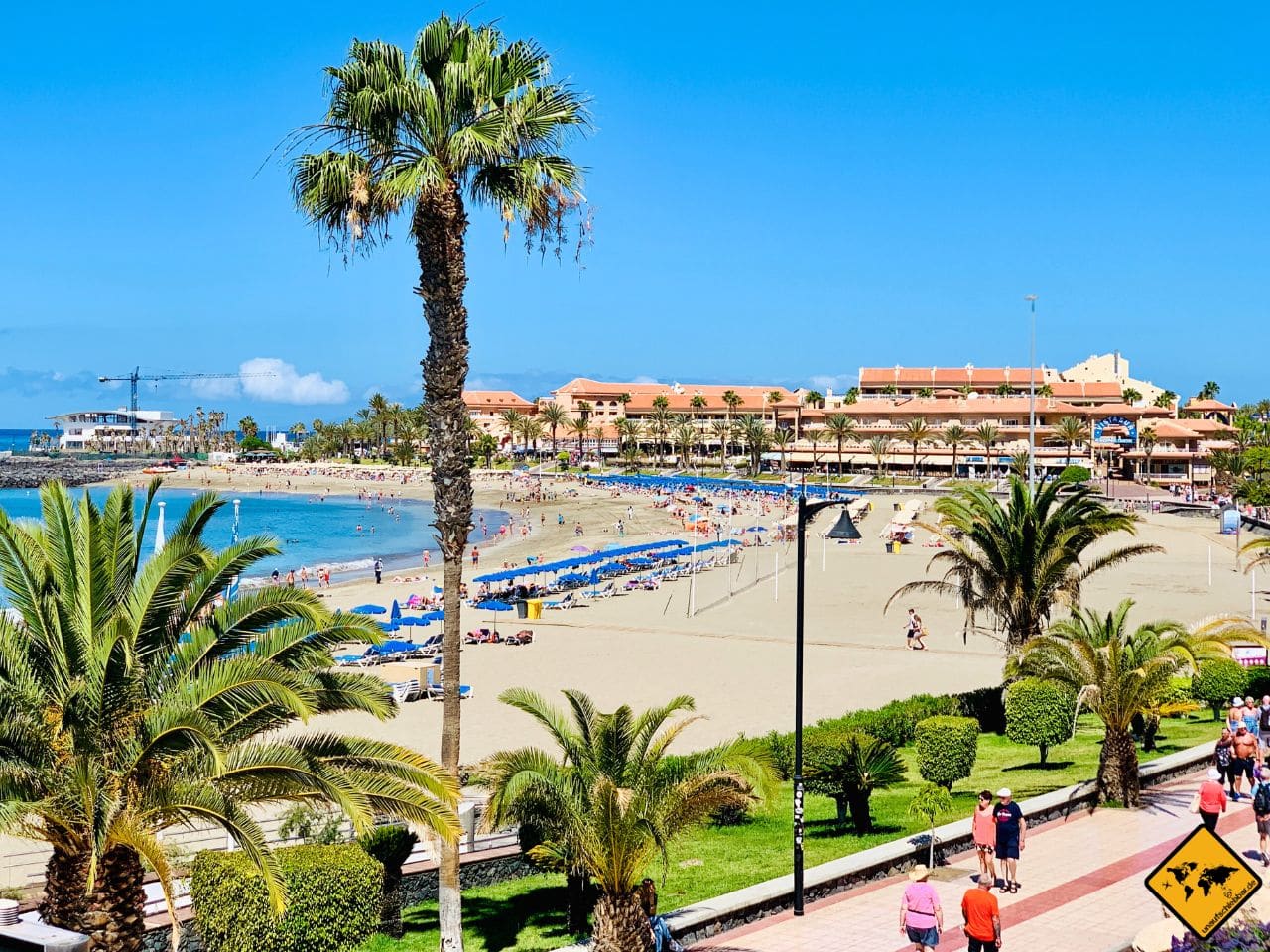 Teneriffa im Winter Los Cristianos Playa de las Vistas