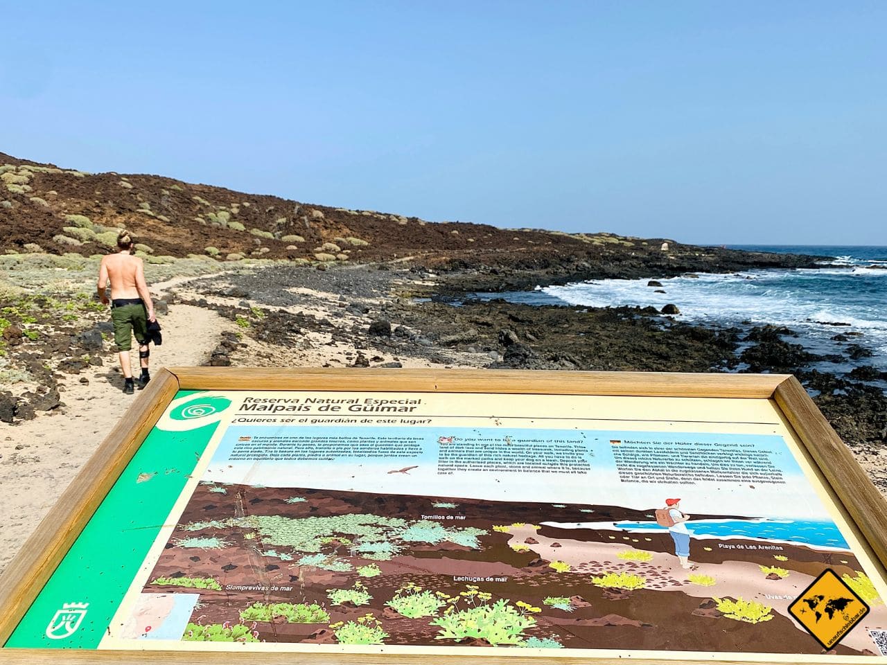 Wandern am Meer Teneriffa Malpaís de Güímar