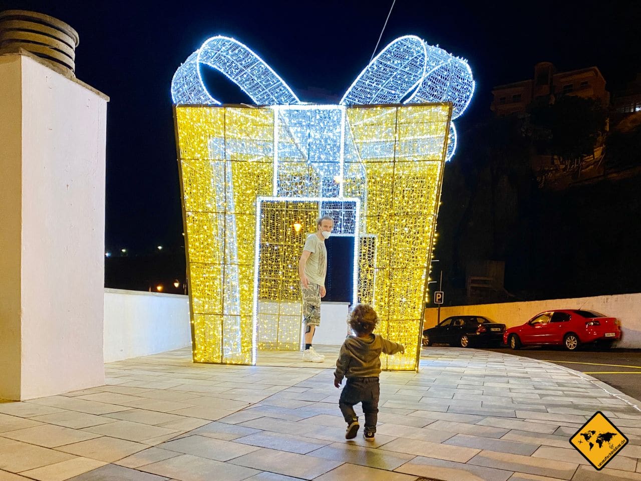 Weihnachtsbeleuchtung November Teneriffa