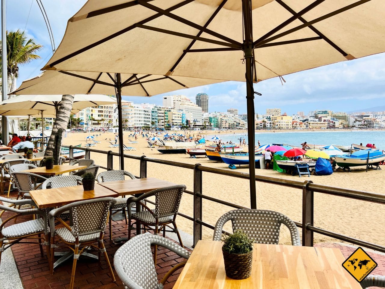 Restaurant Tische Playa de las Canteras Gran Canaria