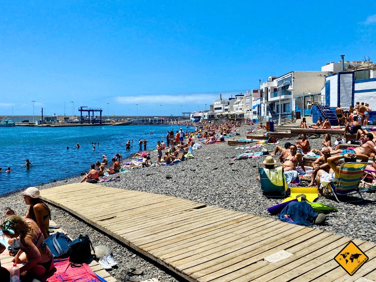 Hochsaison Gran Canaria August Strand Agaete