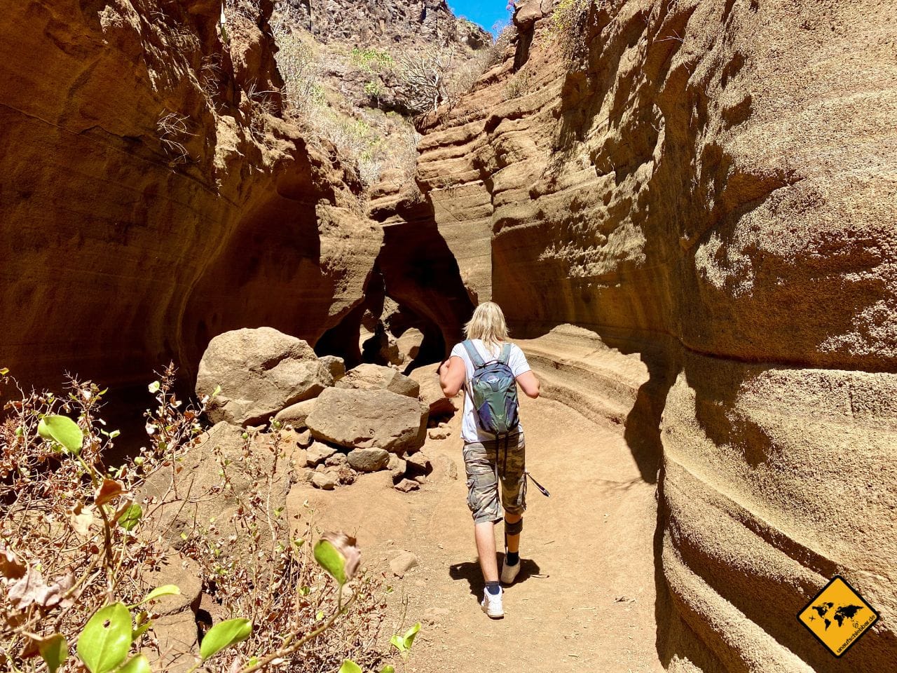 Sonne Gran Canaria August Barranco de las Vacas