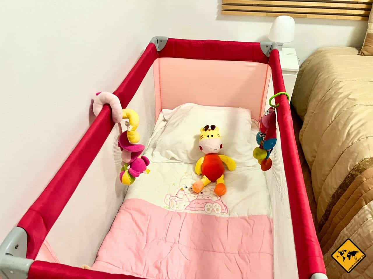Teneriffa mit Baby Reisebett