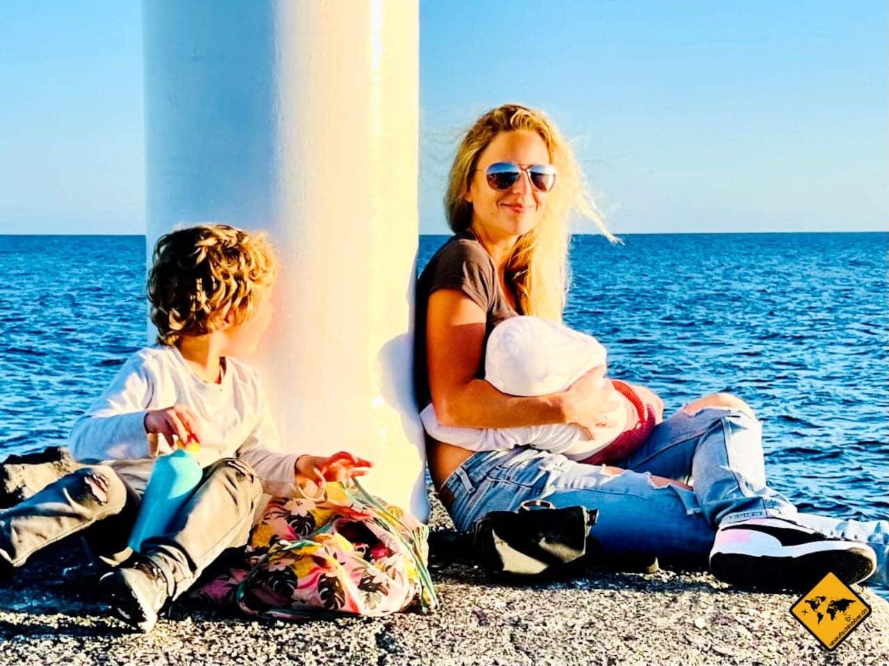 Teneriffa mit Baby stillen Meer