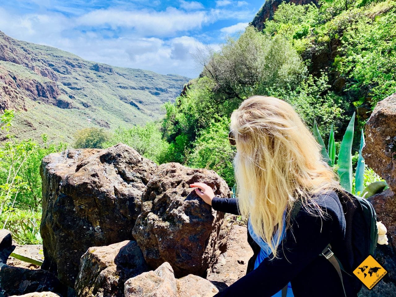 Gran Canaria im März wandern Barranco de Guayadeque