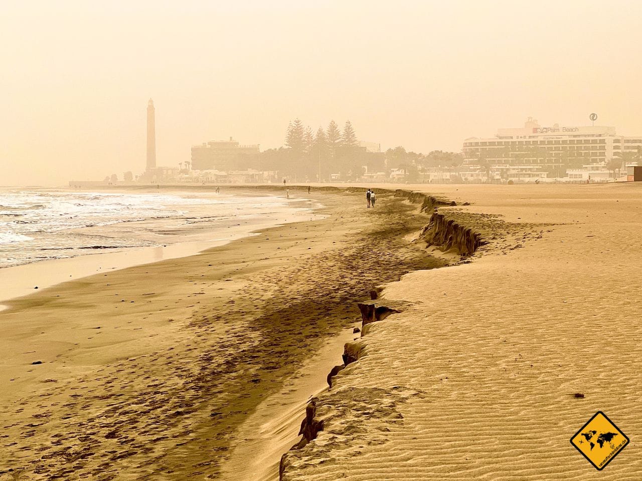 Maspalomas Gran Canaria Dünen Calima Sandluft