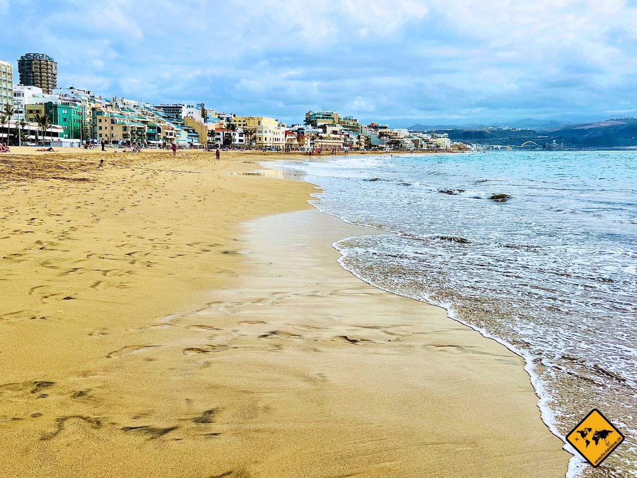 Playa de las Canteras bewölktes Wetter