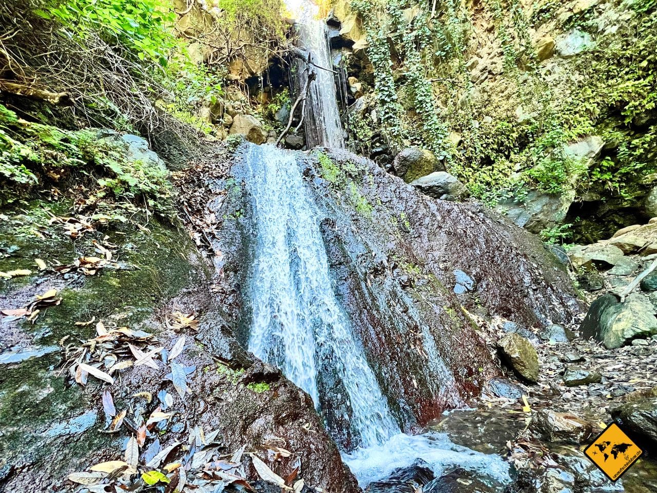 Wasserfall Falkenschlucht Gran Canaria Februar