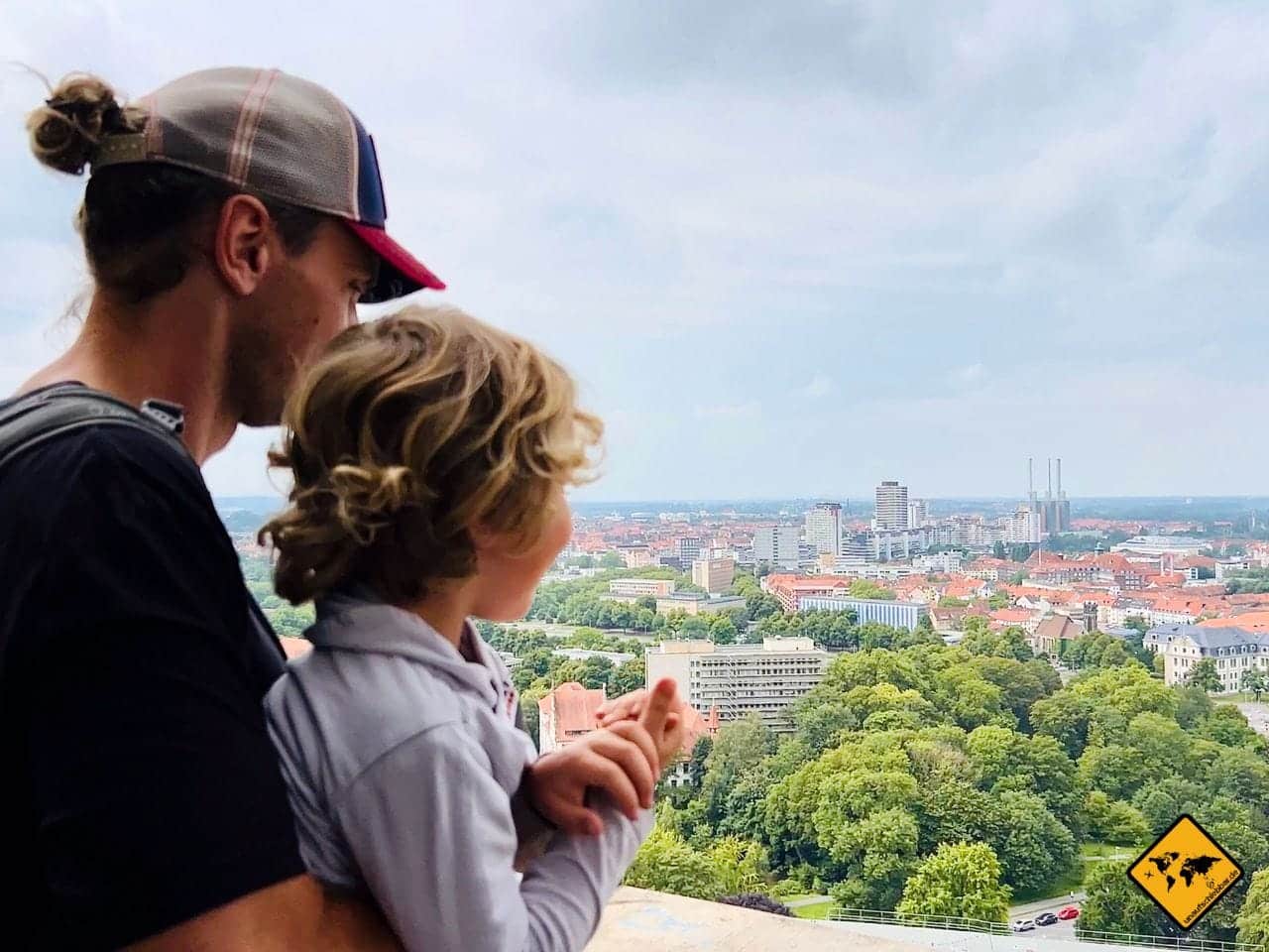 Hannover mit Kindern Ausblick Neues Rathaus