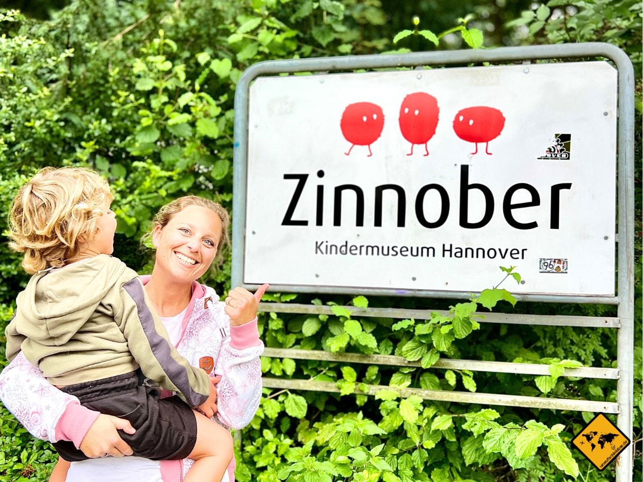 Hannover mit Kindern Kindermuseum Zinnober Schild