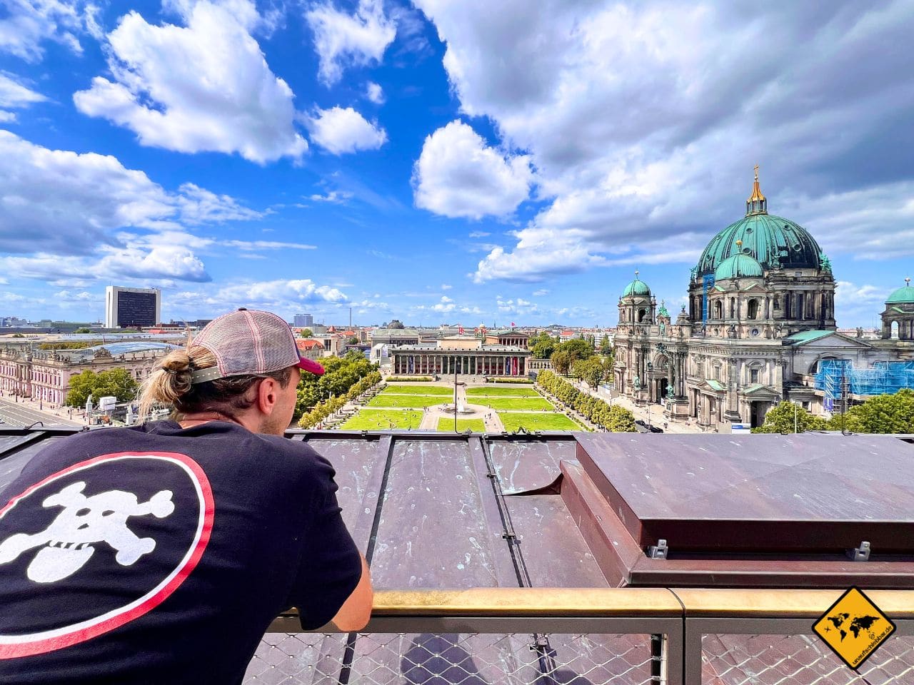Berlin Humboldt-Forum Ausblick Dachterrasse