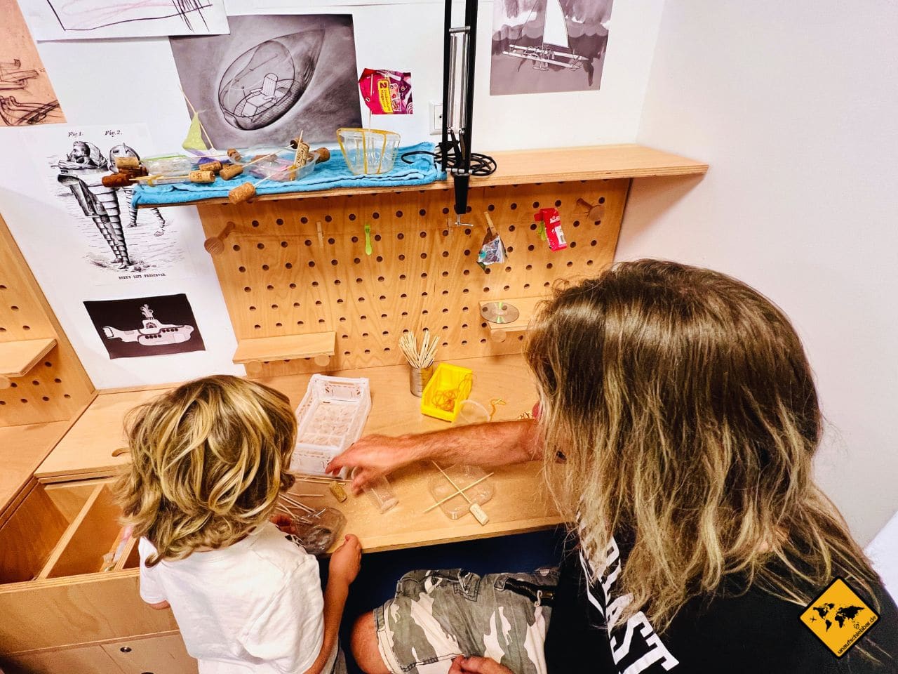 Berlin mit kleinen Kindern Flossbau ANOHA Kinderwelt jüdisches Museum