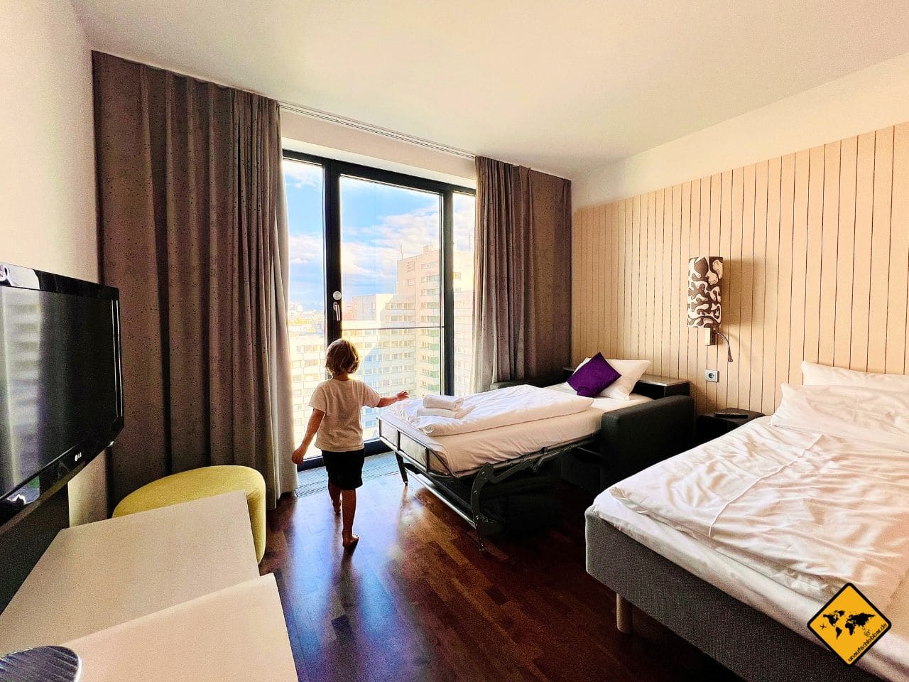 Berlin mit kleinen Kindern Hotel Familienzimmer Scandic Potsdamer Platz