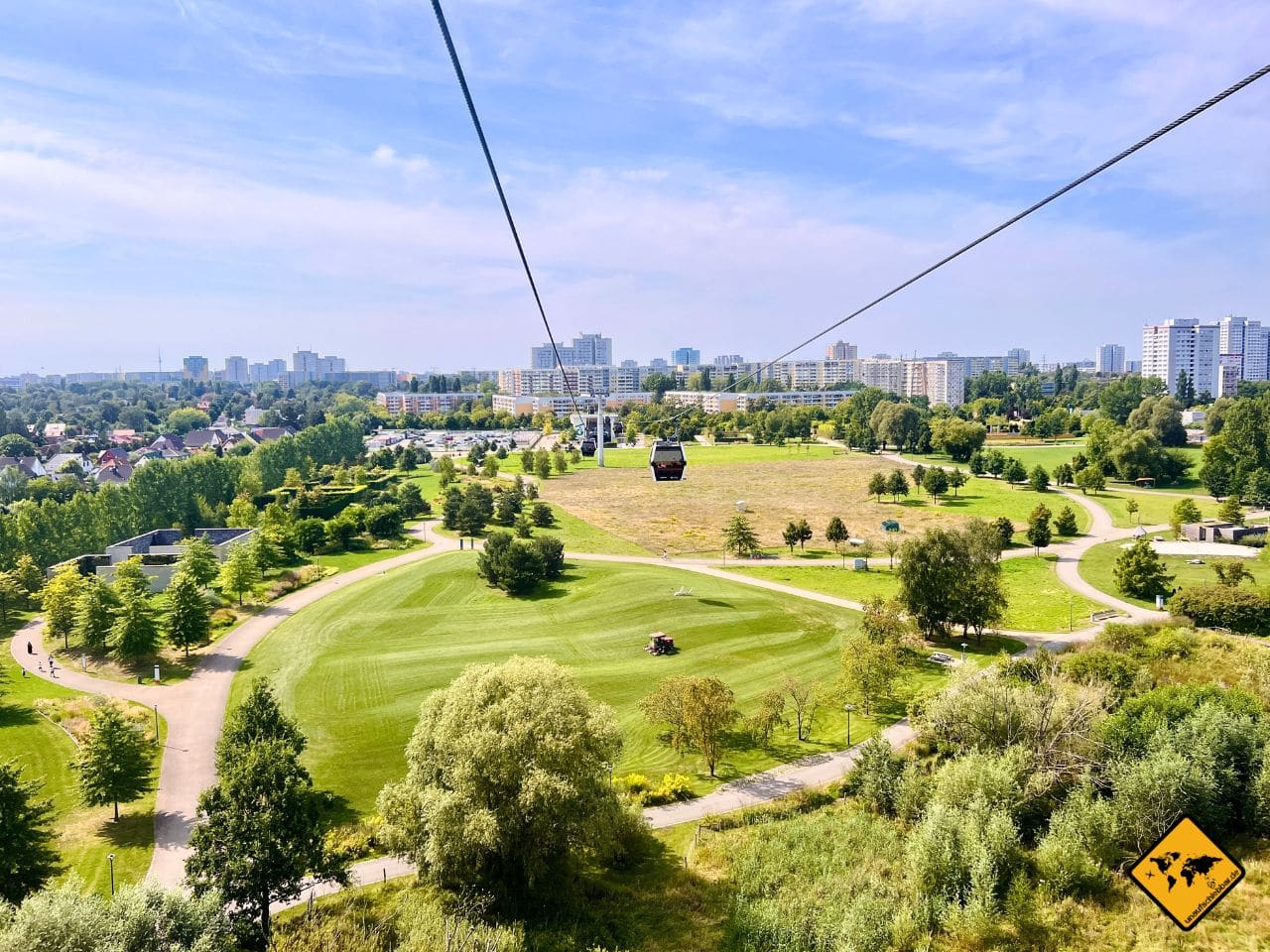 Berlin mit kleinen Kindern Seilbahn Gärten der Welt