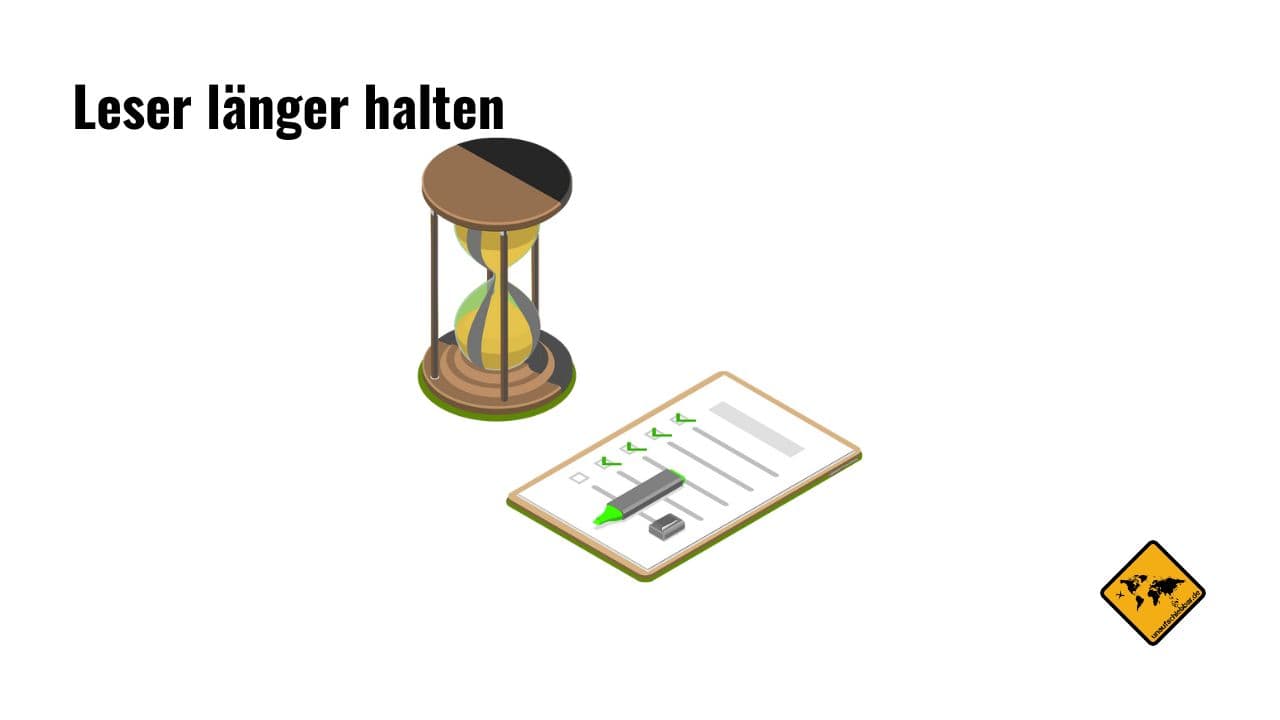 Leser länger halten