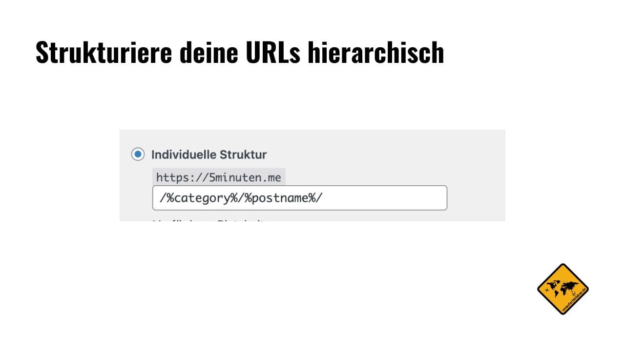 SEO URL Struktur Hierarchie