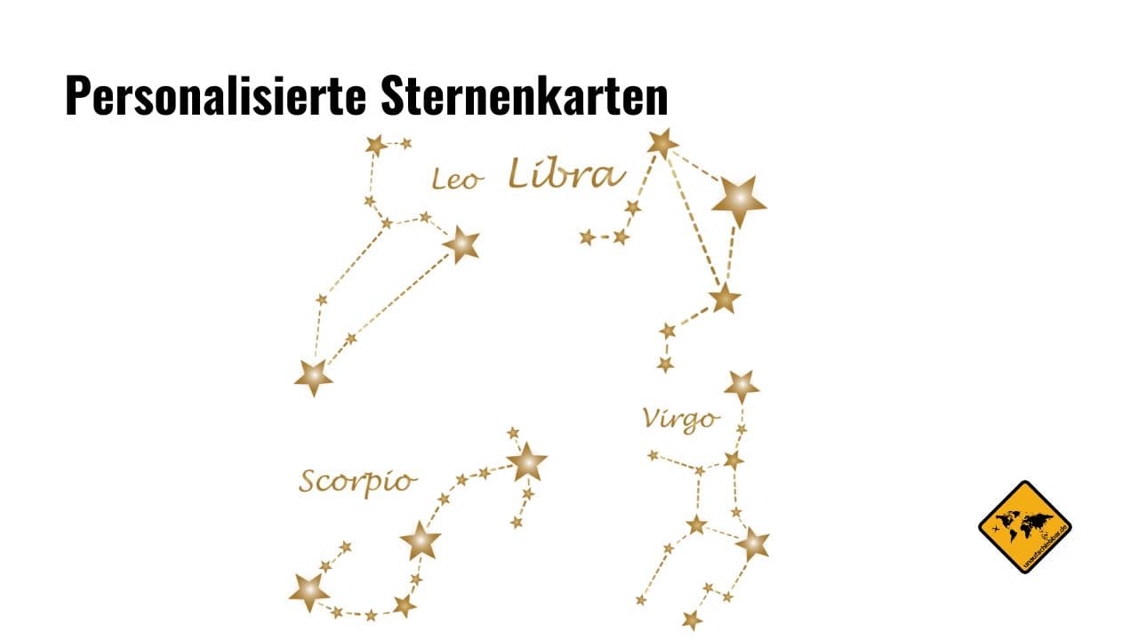 26 Hobby zum Geld verdienen personalisierte Sternenkarten erstellen