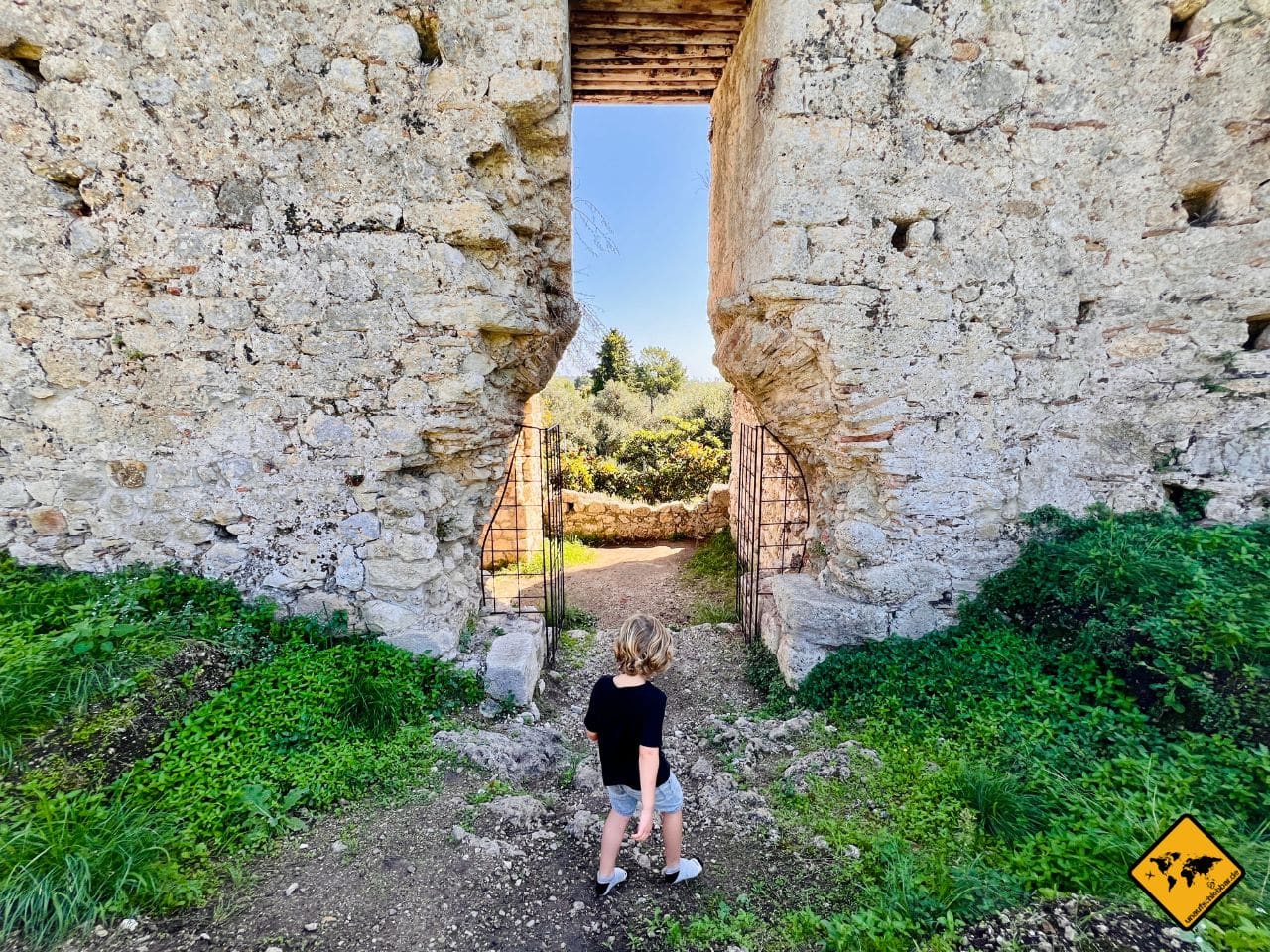 Korfu Sehenswürdigkeiten Festung Ruine Gardiki