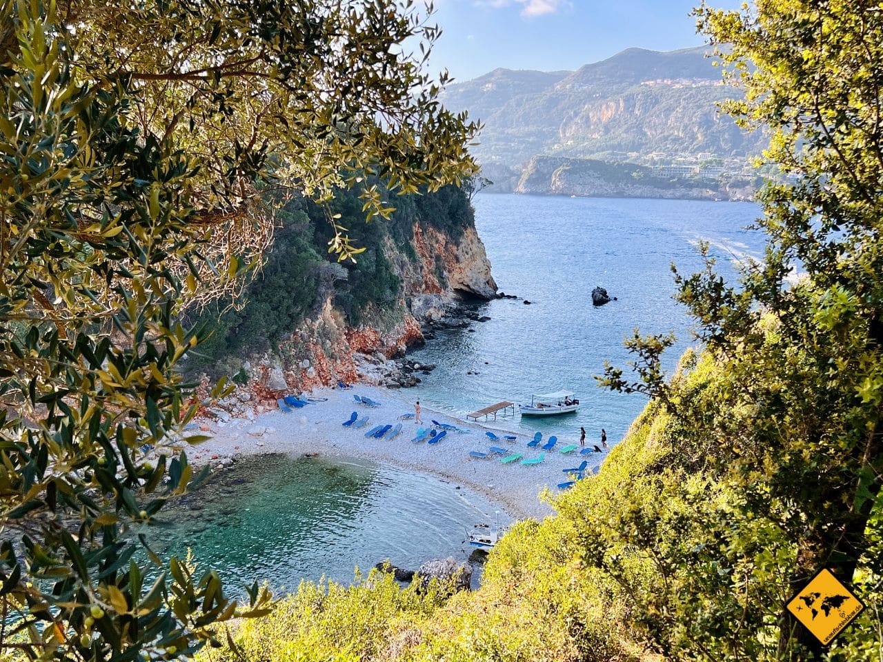 Korfu Strand Limni Glyko