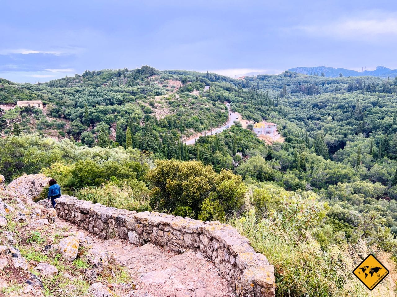 Sehenswürdigkeiten Korfu Angelokastro Ruine