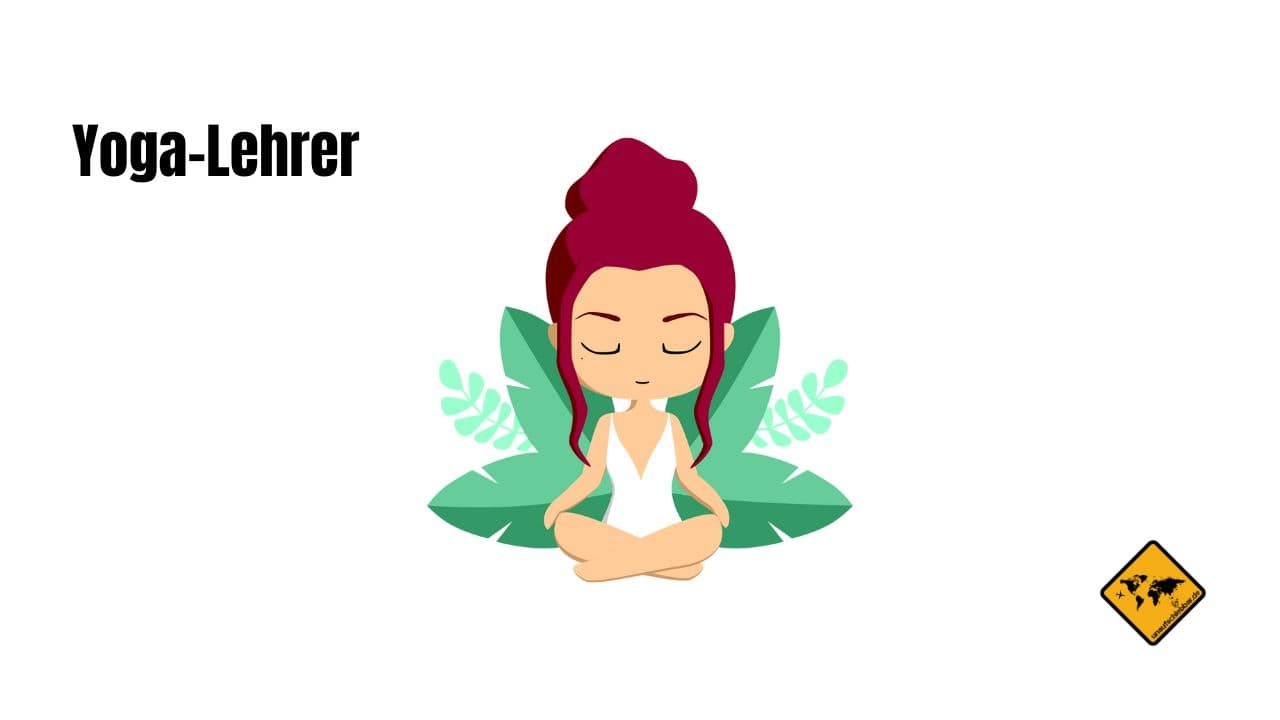 Reisen Job Yoga-Lehrer