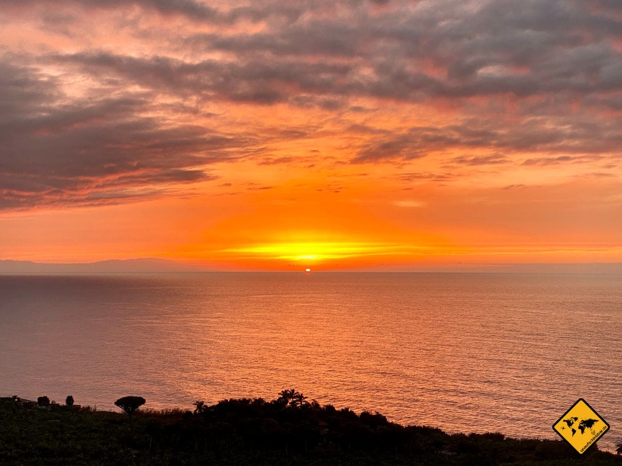Mirador de San Pedro Sonnenuntergang