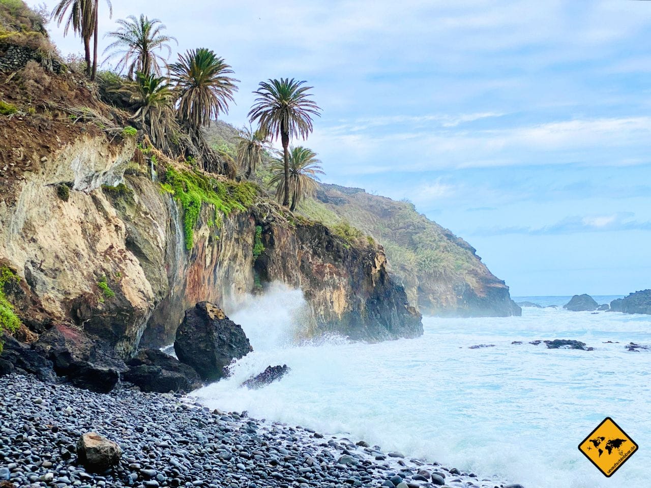 Wasserfall Playa de Castro Teneriffa