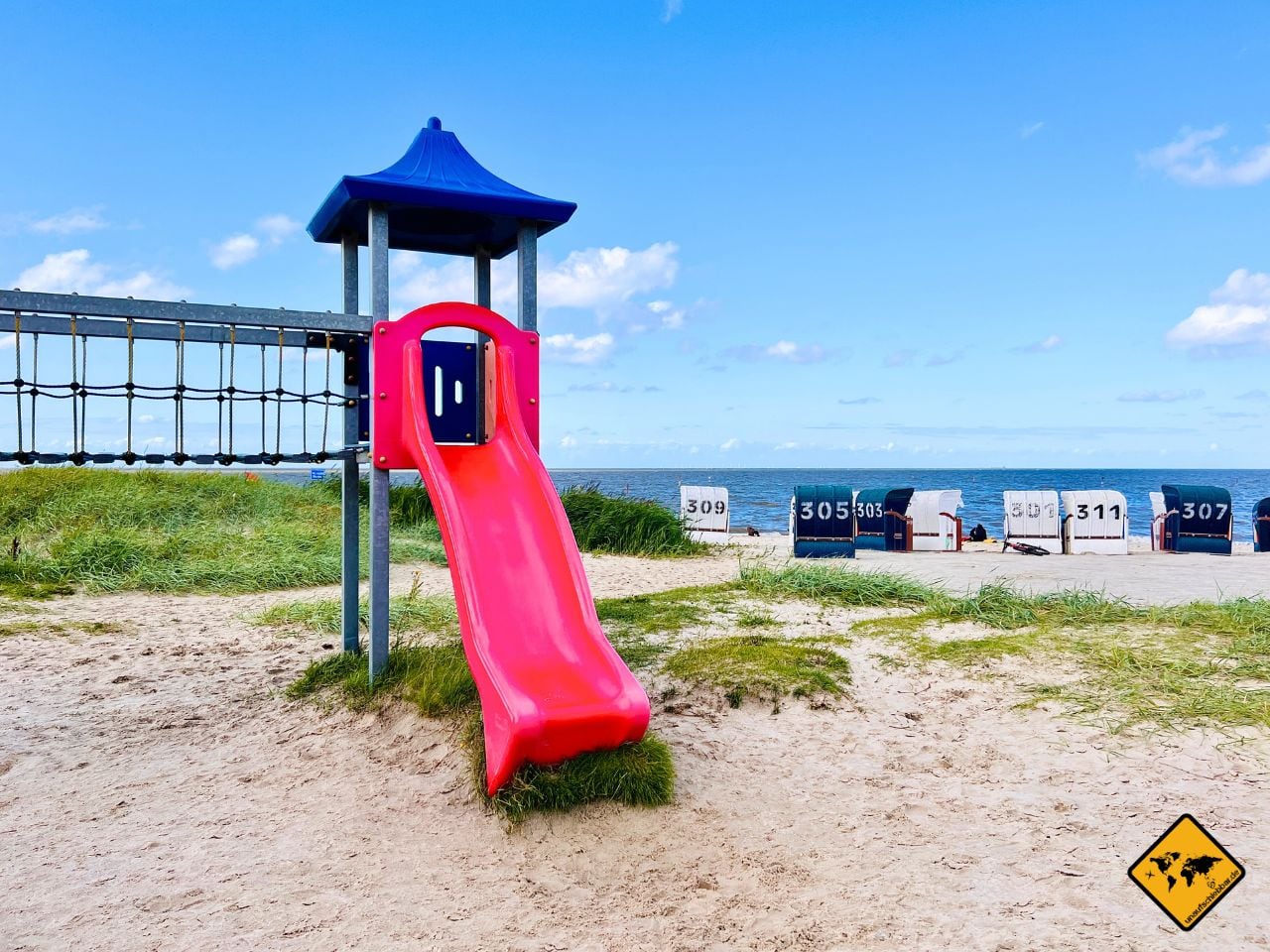 Rutsche Spielplatz Strand Hooksiel