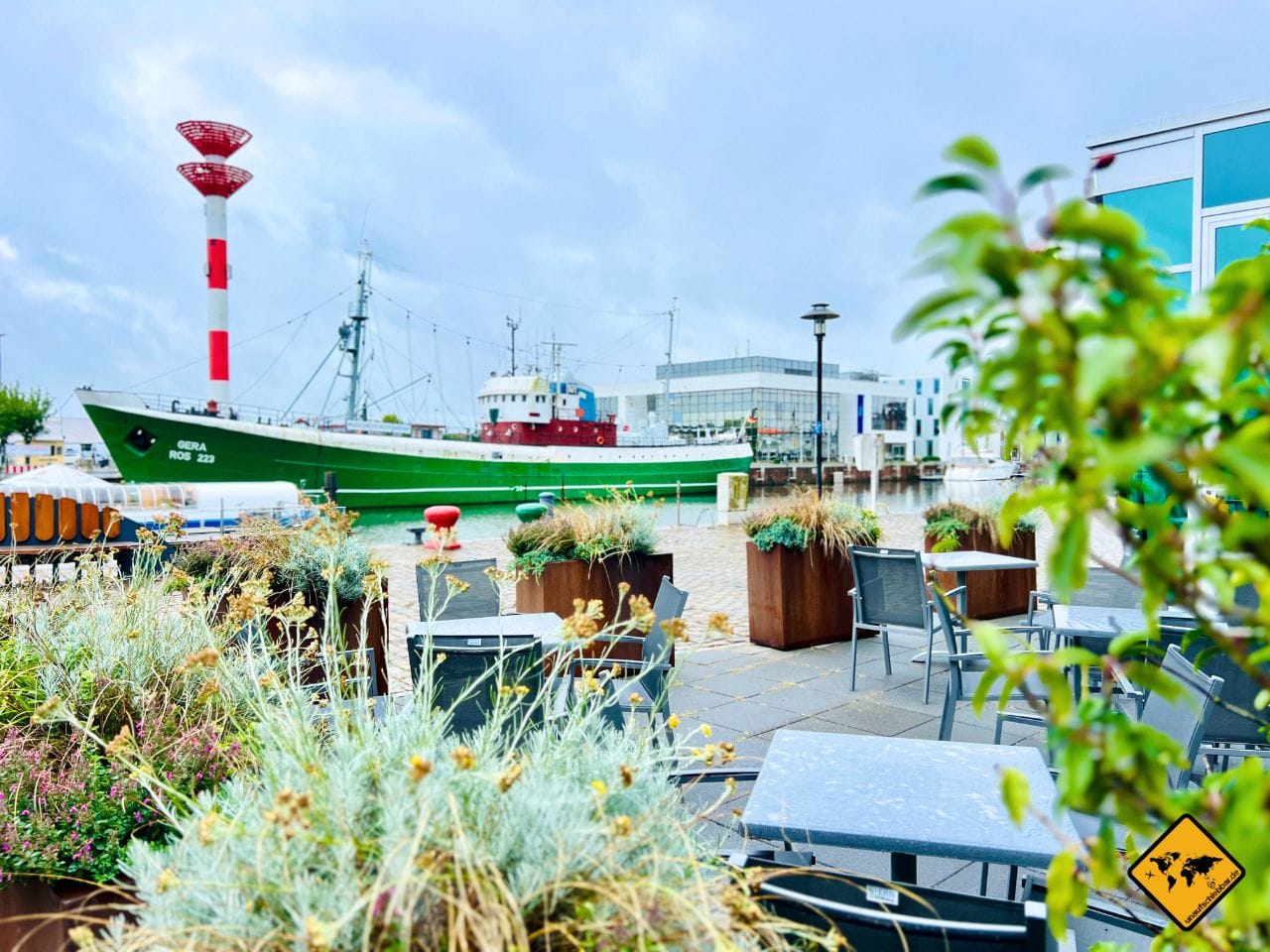 Aussenterrasse Nordsee Hotel Fischereihafen