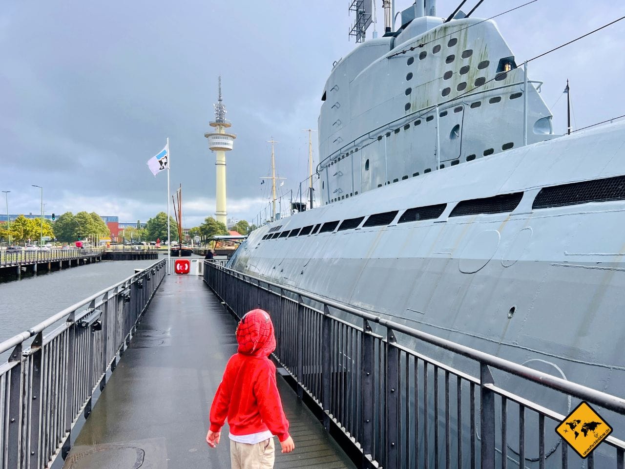 Bremerhaven mit Kindern U-Boot Wilhelm Bauer