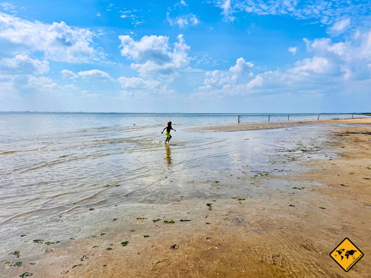 Nordsee-Urlaub mit Kindern Wattenmeer Flut