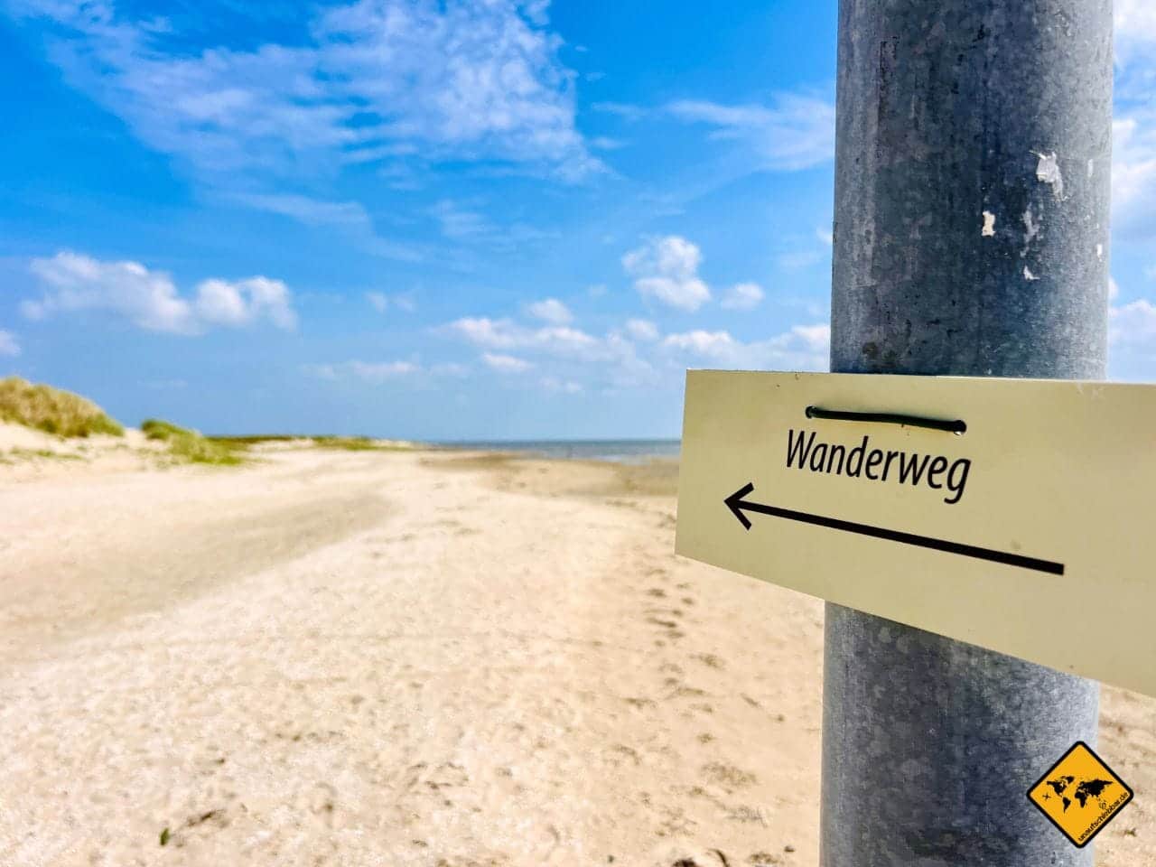 Wanderweg Strand Osterhook