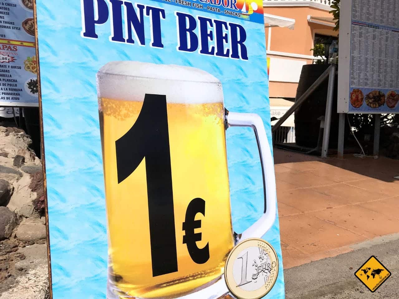 Party Teneriffa günstiges Bier