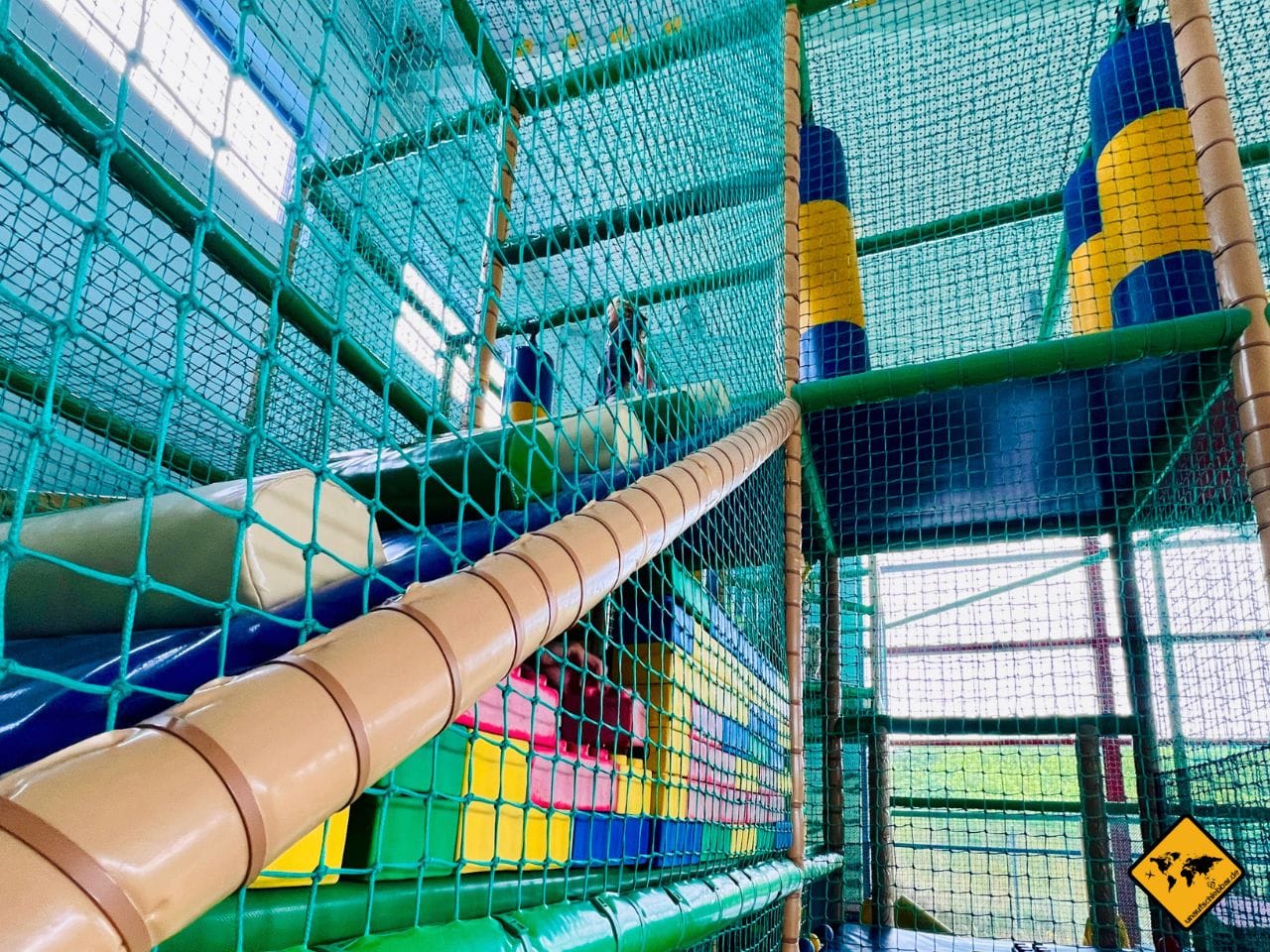 Tagesausflug Wangerooge mit Kindern Kletterturm Sockenland