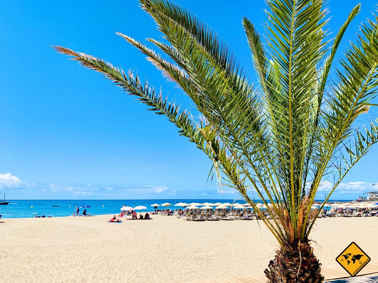 Teneriffa Strand Los Cristianos Playa de las Vistas