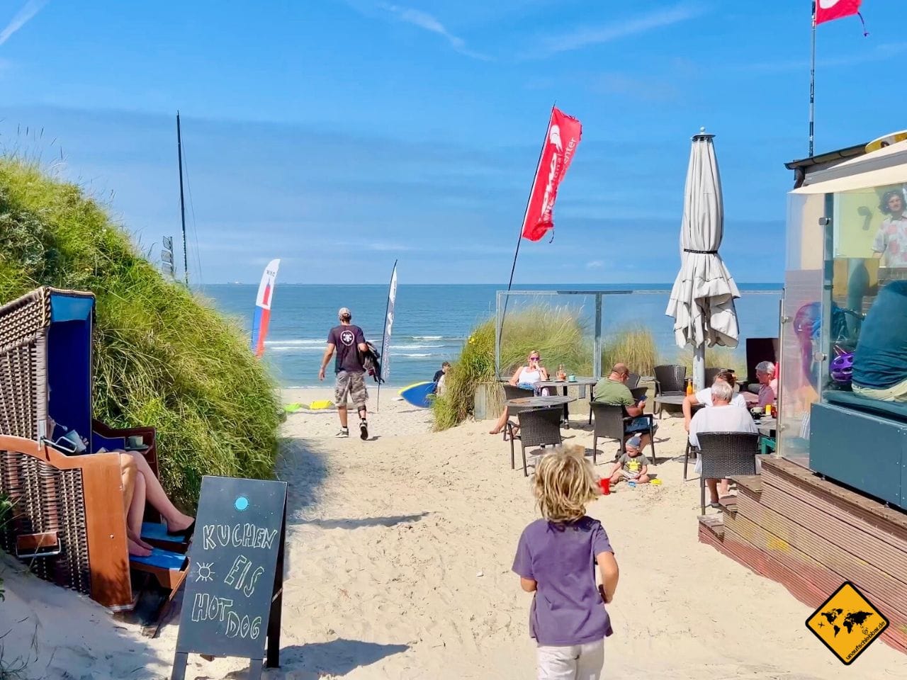 Wangerooge Surfcafé Außenbereich