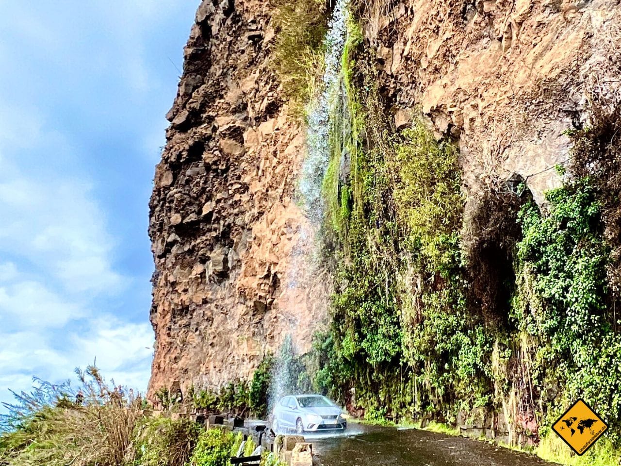 Wasserfall Dusche Auto Madeira