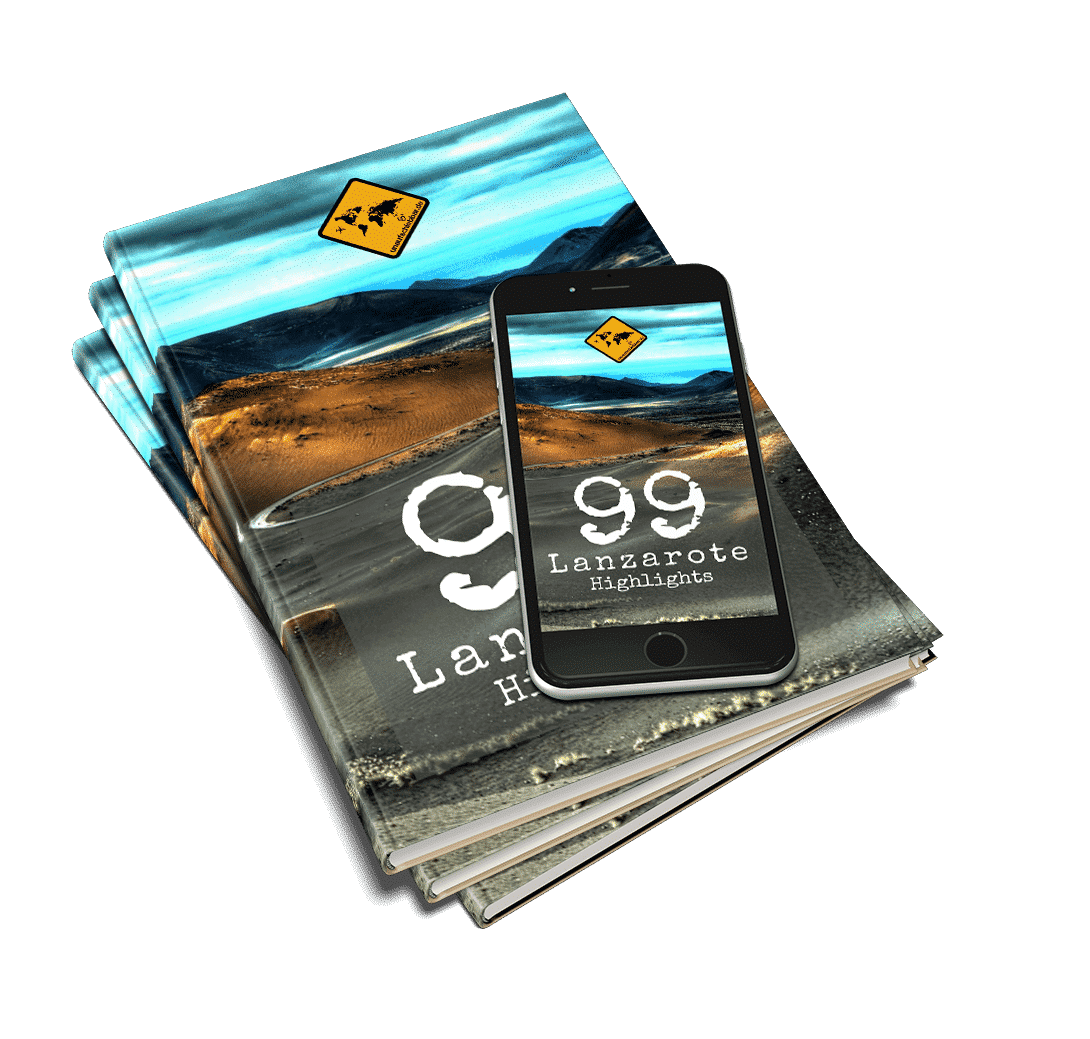 99 Lanzarote Highlights Mockup E-Book Buch iPhone