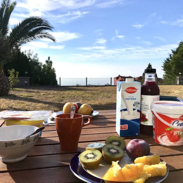 AirBnB Teneriffa Teide Frühstück