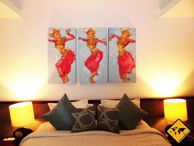 Airbnb Erfahrungen Bali Villa Style apartment Sanur Schlafzimmer