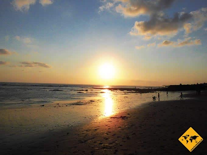 Airbnb Erfahrungen Canggu Bali Sonnenuntergang