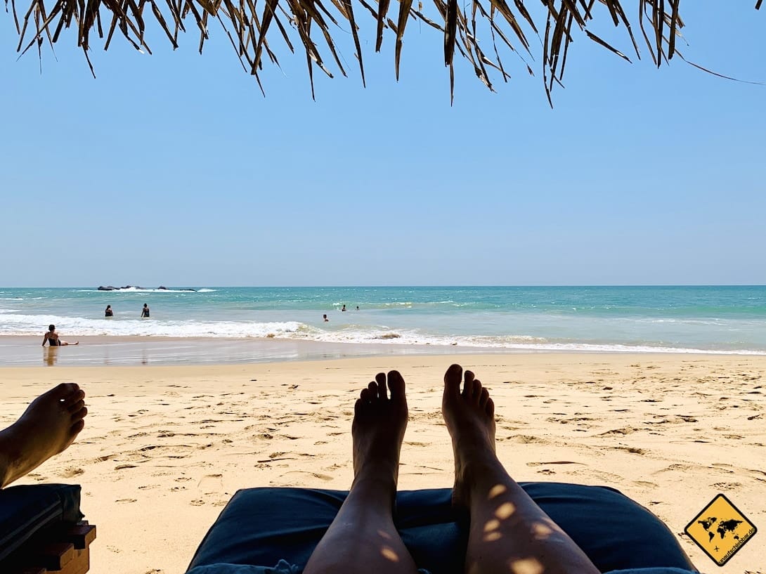 Angestellt und selbstständig Freizeit am Meer