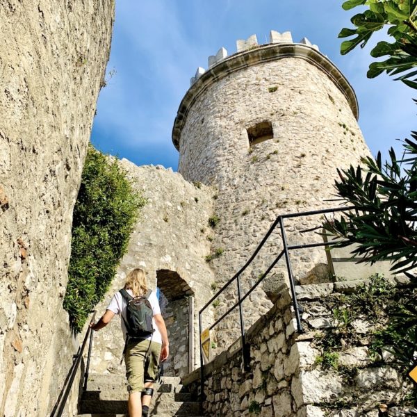 Aufstieg Treppen Trsat Castle Kroatien
