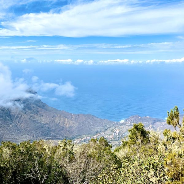 Ausblick Alojera von Los Barranquillos